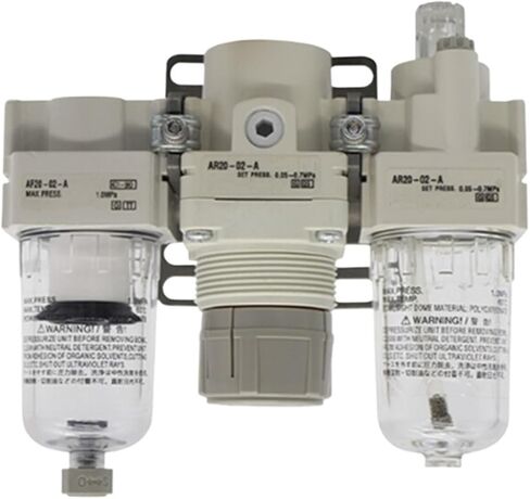 F.R.L. Units Air Combination Air Filter + Regulator + Lubricator AC-A Series AC40 AC40-04/04D/04G/04DG-A(AC40-04G-A) in Saudi Arabia