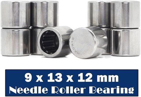 Needle Bearings 9 * 13 * 12 mm (10 PCS) Drawn Cup Needle Roller Bearing BK091310 Caged Closed ONE End 65941/9 in Saudi Arabia