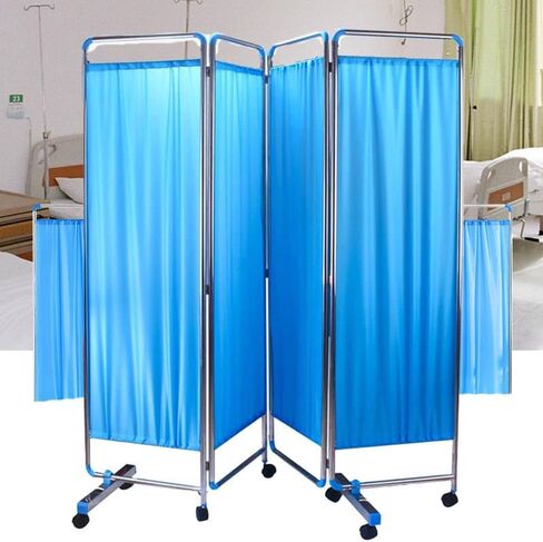 Mobile Medical Privacy Screen Room Divider, 6ft Tall Adult Foldable Room Divider Space Saving for Clinic/Ward/Exam Room in Saudi Arabia