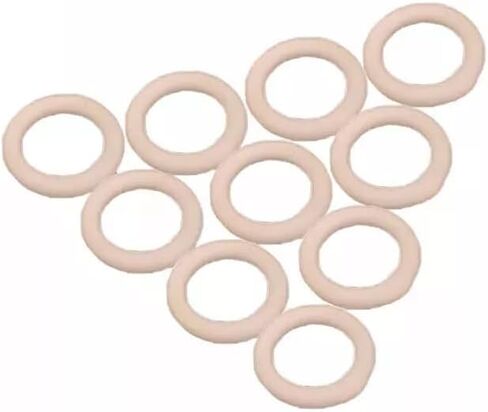 10 قطع غسالات O حلقات Teflon Gaskets متوافقة مع SCBA Firefighting SS-CGA 347 in Saudi Arabia