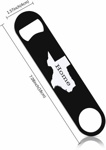 Animal Skin Texture Stainless Steel Bottle Opener Brown Black Beige Leopard Pattern Abstract Art Flat Beer Bottle Opener Keychain for Home Kitchen Bar Restaurant Party Birthday Gift in Kuwait