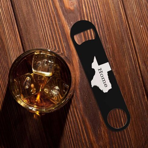 Animal Skin Texture Stainless Steel Bottle Opener Brown Black Beige Leopard Pattern Abstract Art Flat Beer Bottle Opener Keychain for Home Kitchen Bar Restaurant Party Birthday Gift in Kuwait