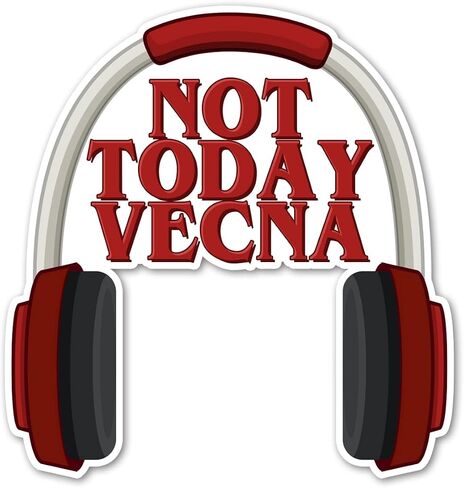 ليس اليوم vecna vinyl sticker Auto Car Truck Wall Captop | ملصق | 4 "× 4" in Saudi Arabia