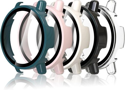 (5 عبوة) حالة متوافقة مع Garmin Vivoactive 5 ، واقي شاشة زجاجي مُدمج HD المدمج في Garmin Vivoactive 5 in Saudi Arabia