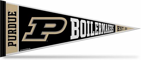 Rico Industries NCAA Purdue Boilermakers Rally 12" x 30" Felt Wall Décor Pennant - Great for Home/Bed Room/Man Cave Décor in Saudi Arabia