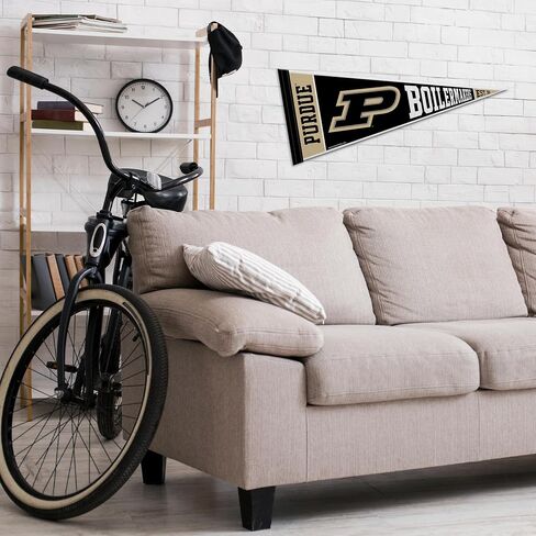 Rico Industries NCAA Purdue Boilermakers Rally 12" x 30" Felt Wall Décor Pennant - Great for Home/Bed Room/Man Cave Décor in Saudi Arabia
