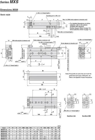 اكتب طاولة الشريحة الهوائية طاولة الهواء الأسطوانة MXS6-10 MXS8-20 MXS12-30 MXS16-40 MXS20-50 MXS25-75 MXS6-20 MXS8-30 MXS16-50 100 (MXS25،30MM) in Kuwait