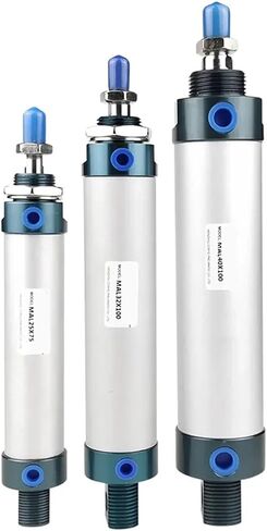 1pcs Aluminium Alloy Air Pneumatic Cylinders Double Compressed Cylinder MAL Mini Bore 40mm Stroke 25/50/75/100 200 Single Lever(MAL40x400) in Saudi Arabia