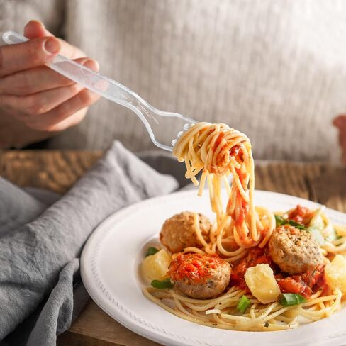 100 ملاعق بلاستيكية يمكن التخلص منها يمكن التخلص منها مقاومة للحرارة وخالية من BPA ، ومقاومة متينة متاح للخدمة الشاقة in Saudi Arabia