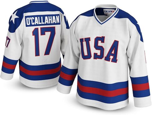 Jack O’Callahan #17 Miracle 1980 USA Olympic Hockey Jersey – Stitched Letters, Adult Sizes S–5XL in Kuwait