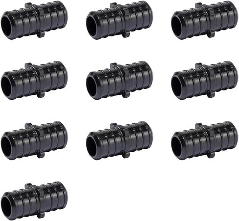 (حزمة من 10) Topaipe 3/4 بوصة PEX Poly Poly اقتران ، اقتران تجعيد PPSU للأنابيب ، تجهيزات السباكة ، تجهيزات التدفق الكامل بولي لأنابيب PEX ، ASTM F2159 in Kuwait