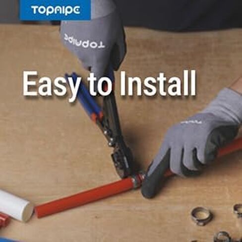 (حزمة من 10) Topaipe 3/4 بوصة PEX Poly Poly اقتران ، اقتران تجعيد PPSU للأنابيب ، تجهيزات السباكة ، تجهيزات التدفق الكامل بولي لأنابيب PEX ، ASTM F2159 in Kuwait