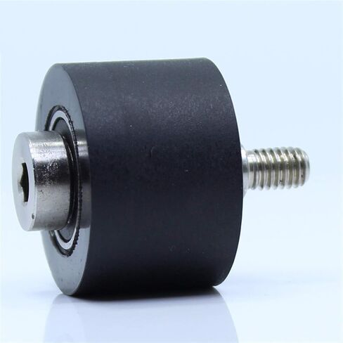 Power Transmission Products PU 698 Bearing 8x35x30mm Rubber-Coated Bearing Wheel for Sliding Doors Wear-Resistant Guide Wheel Ball Bearings(6Pcs) in Saudi Arabia