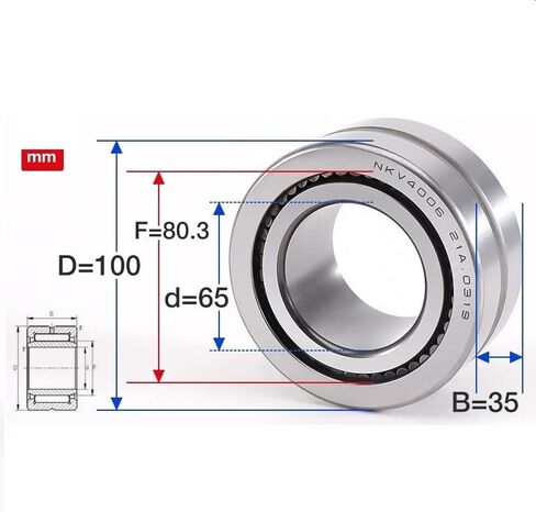 محامل الإبرة الكاملة NAV4002 4003 4004 4005 4006 4007 4008 4009 Bearing (NAV4008 40X68X28) in Kuwait