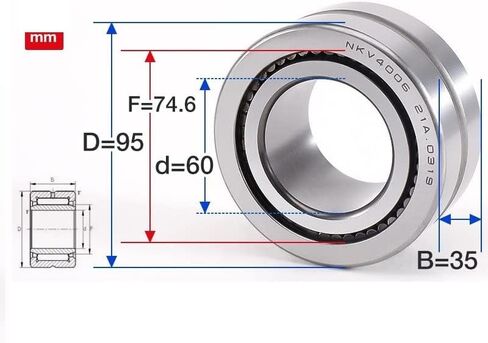محامل الإبرة الكاملة NAV4002 4003 4004 4005 4006 4007 4008 4009 Bearing (NAV4008 40X68X28) in Kuwait