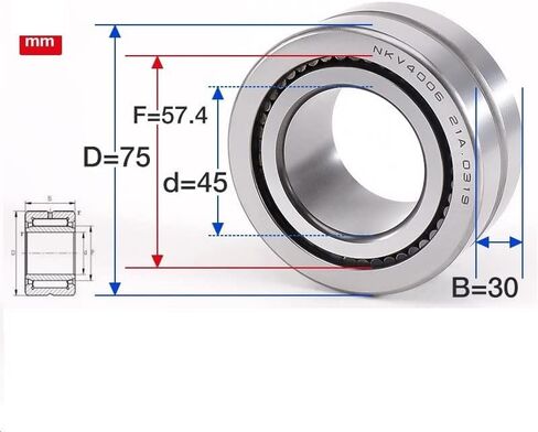 محامل الإبرة الكاملة NAV4002 4003 4004 4005 4006 4007 4008 4009 Bearing (NAV4008 40X68X28) in Kuwait