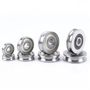 10PCS Straightening Mixed Wheel Over Line with Groove Bearing U 6201 12X32X10MM Pulley U Groove Type(U6201-2-1) in Kuwait