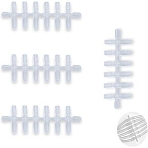 4 Pack Ink Tubing Coupler Inkjet Printer Ink Tube Connector Extender Inline Adapter for CISS Continuous Ink Supply System DIY Parts UV HTPE DFT Printers in Kuwait