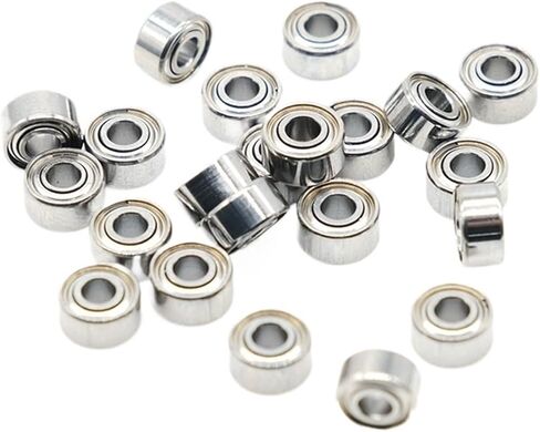 10pcs mr52zz 2 * 5 * 2.5 مم عملية صامتة ABEC-9 محمل لبطاقة الفيديو ذات السرعة العالية لتحامل المحركات L-520ZZ W52 in Saudi Arabia