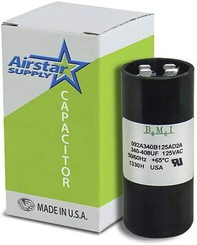 الولايات المتحدة الأمريكية 340-408 MFD UF Electric Motor Start مكثف 110-125V HVAC 125 VAC V VOLT in Saudi Arabia