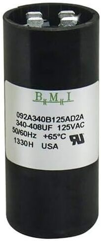 الولايات المتحدة الأمريكية 340-408 MFD UF Electric Motor Start مكثف 110-125V HVAC 125 VAC V VOLT in Saudi Arabia