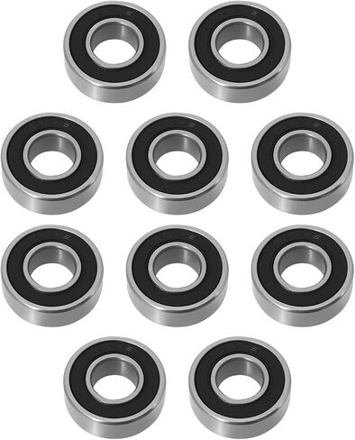 10Pcs 1616-2RS Bearings Deep Groove Ball Bearings Double Sealed Industrial Bearings for Electrical Instrument Equipment, 1/2 Inch x1-1/8 Inch x 3/8 Inch in Saudi Arabia