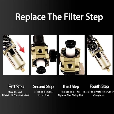 AC2010/3010/4010 AC Series Air Filters Oil and Water Separator Pressure Regulator Trap Pneumatic Pump Lubricator(AC3010-03) in Saudi Arabia