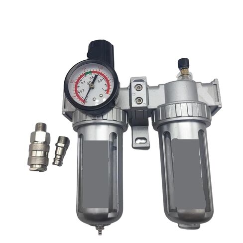 Air Compressor Air Filter Regulator Oil Water Separator Trap Filter Regulator Valve Automatic Drain(SFC-400 SMPM) in Kuwait