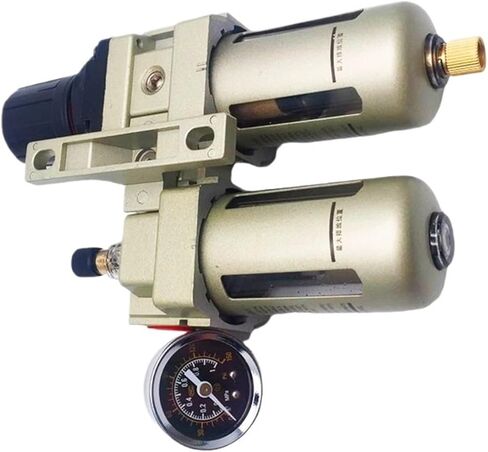 Pneumatic Pressure Regulator Oil Water Separator AC4010-04 G1/2 AC4010-06 G3/4 Air Filter Regulator Lubricator Combination(AC4010-06,Fiber core) in Kuwait