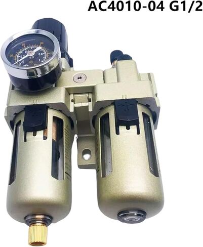 Pneumatic Pressure Regulator Oil Water Separator AC4010-04 G1/2 AC4010-06 G3/4 Air Filter Regulator Lubricator Combination(AC4010-06,Fiber core) in Kuwait