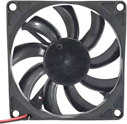 لـ RDL8015S 12V 0.09A مروحة - 8015 8cm 2 -ware مروحة التبريد 80x80x15mm ، أسود in Saudi Arabia