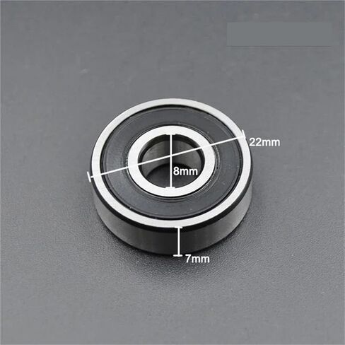 10/100pcs 608 zz 2rs 8 * 22 * ​​7mm 608zz 2z 608rs ABEC 5 محامل 8 مم محمل التزلج على التزلج على التزلج على الجليد (10pcs ، 608 2RS) in Saudi Arabia