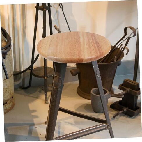 Stool Seat Top Replacement Round Wooden Stool Seat for Bar Restaurant Home Easy Cleaning and Construction in Saudi Arabia