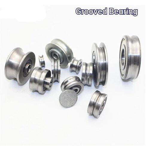 10pcs تقويم عجلة مختلطة على خط مع الأخدود تحمل U 6201 12x32x10mm بكرة U نوع الأخدود (U6201-2-1) in Kuwait