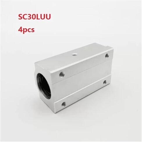 4pcs/lot SC30LUU Long Type Linear case Unit Linear Bearing Blocks for 30mm Linear Shaft in Saudi Arabia