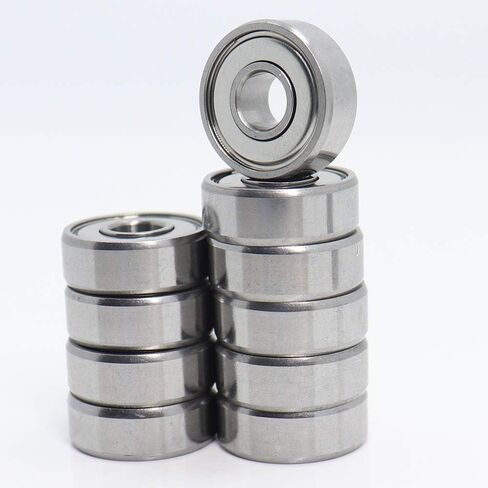 منتجات نقل الطاقة 50pcs مجموعة محمل 606zz 40pcs + 625zz 10pcs F695RS 40pcs + 625rs 10pcs ABEC-5 Ball Bearings for Voron Mobius 2/3 3D Brinter Ballings (625RS ، إجمالي 10pcs) in Saudi Arabia