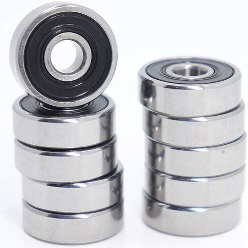 منتجات نقل الطاقة 50pcs مجموعة محمل 606zz 40pcs + 625zz 10pcs F695RS 40pcs + 625rs 10pcs ABEC-5 Ball Bearings for Voron Mobius 2/3 3D Brinter Ballings (625RS ، إجمالي 10pcs) in Saudi Arabia