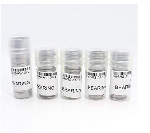 منتجات نقل الطاقة 50pcs مجموعة محمل 606zz 40pcs + 625zz 10pcs F695RS 40pcs + 625rs 10pcs ABEC-5 Ball Bearings for Voron Mobius 2/3 3D Brinter Ballings (625RS ، إجمالي 10pcs) in Saudi Arabia