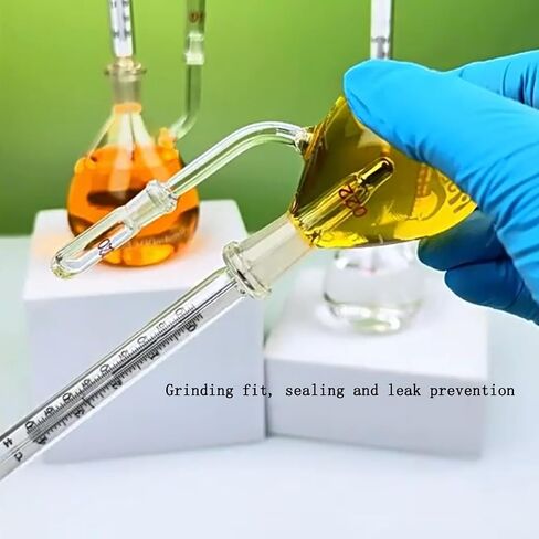 Pycnometer الزجاج المختبري مع مقياس حرارة الزجاج الزجاجي المحدد جاذبية زجاجة المختبر من أجل تحديد مختبرات كثافة السائل (10 مل) in Kuwait