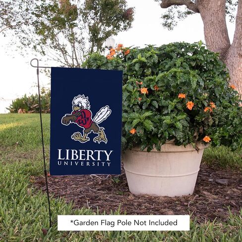 Desert Cactus Liberty University LU Garden Flag – 19 x 12 inch Liberty Flames Banner, For Outdoor Display and Events (Design D) in Saudi Arabia