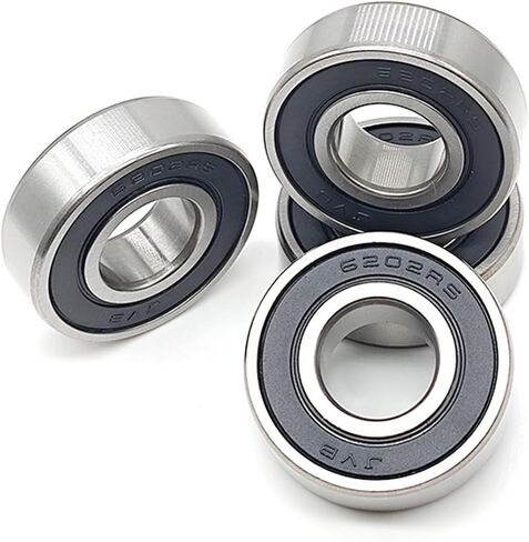 2pcs 6202rs 15x35x11 مم تحمل ABEC-7 الأخدود العميق 6202 2RS Ball Bearings 180202 RS 6202 2RS EMQ in Saudi Arabia