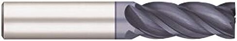 5/8 (.6250) Single End Corner Radius Carbide End Mill, AlCrN Coated, 5 Flute 1.6250 LOC .1200 Radius, Round Shank Type, 3.5000 OAL - REV5253 in Saudi Arabia