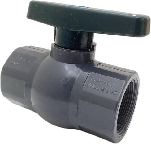 2 "Pro Series PVC Ball Valve. الجدول 80. المنفذ الكامل ، صمام كرة مثمن مضغوط in Kuwait