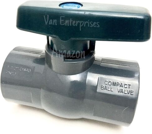 2 "Pro Series PVC Ball Valve. الجدول 80. المنفذ الكامل ، صمام كرة مثمن مضغوط in Kuwait