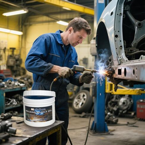 Anti-Spatter Welding Nozzle Gel, Non-Flammable Tip Cleaner for Mig Torch and Contact Tips, 16 oz in Saudi Arabia