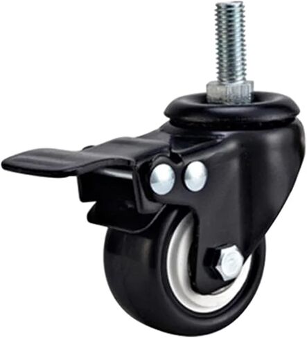 Wheels Caster Office Chair Black Brake Rolling Roller Sent Sature Transporter 4pcs (4 عجلات دوارة) in Kuwait