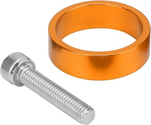 Bike Headset Spacer, 6Pcs Aluminium Alloy Bicycle Handlebar Stem Spacers Replacement Bicycle Stem Cap Set with Screw for Mountain Bike in Saudi Arabia