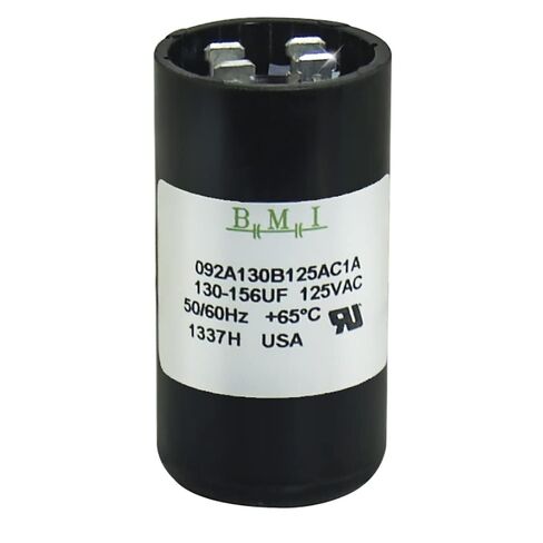 الولايات المتحدة الأمريكية 130-156 UF/MFD 110-125 VAC 50/60 هرتز AC Round Start Capacitor بواسطة JustCapacitors in Kuwait