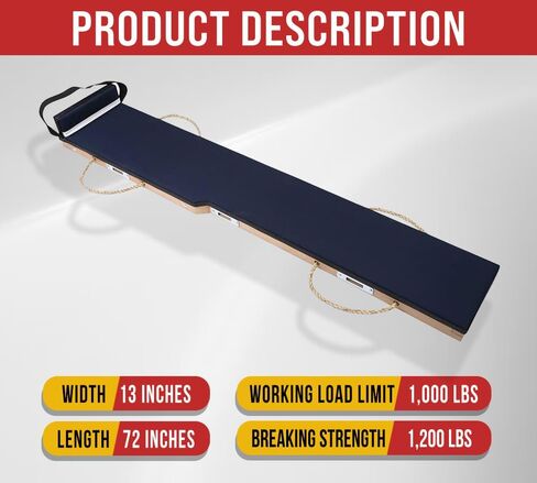 MyTee Products 6 أقدام من لوحة نقل لوحة نقل - لوحة أمان - إكسسوارات المحرك - تستخدم في نقل البيانو والأثاث (الأزرق) in Saudi Arabia