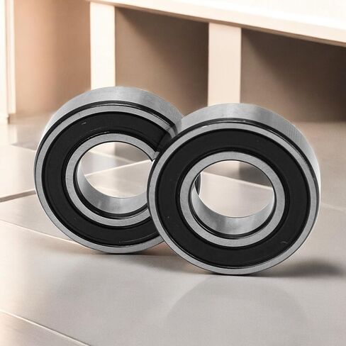 2pcs/lot 6004RZ Bearing Double Rubber Seal 20x42x12mm, Pre-Lubricated and Stable Performance and Cost Effective, Precision Level Deep Groove Ball Bearings, High Speed Low Noise in Saudi Arabia